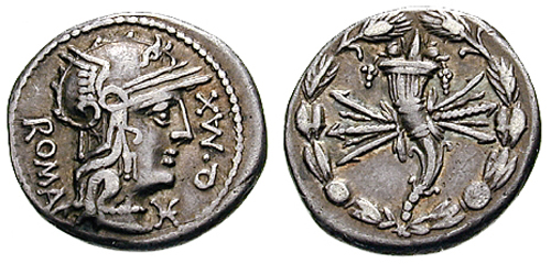fabia roman coin denarius